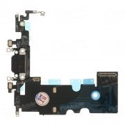Шлейф для Apple iPhone 8 на разъем зарядки/микрофон (черный)
