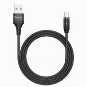 Превью Кабель HOCO U76 магнитный (USB - micro-USB) черный — 4