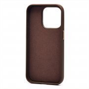 Чехол-накладка - FineW SafeMag для Apple iPhone 15 Pro (серо-коричневый) — 2