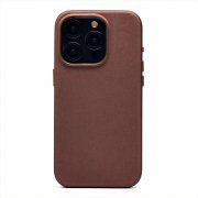 Чехол-накладка - FineW SafeMag для Apple iPhone 15 Pro (серо-коричневый) — 1