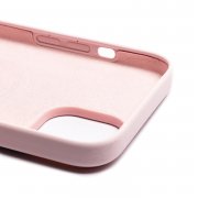 Чехол-накладка ORG Silicone Case SafeMag с анимацией для Apple iPhone 15 Plus (розовый мел) — 3