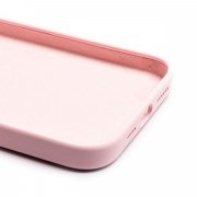 Чехол-накладка ORG Silicone Case SafeMag с анимацией для Apple iPhone 15 Plus (розовый мел) — 2