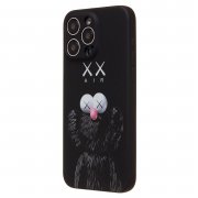 Чехол-накладка Luxo Creative для Apple iPhone 15 Pro (088) (черная) (225860) (рисунок) — 3