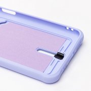 Чехол-накладка - SC304 с картхолдером для Xiaomi Redmi Note 10S (темно-фиолетовый) — 3
