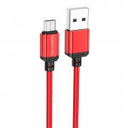 Кабель Borofone BX87 (USB - micro USB) (красный)