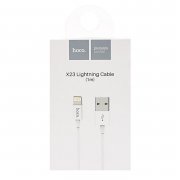 Кабель Hoco X23 Skilled для Apple (USB - lightning) (белый) — 2