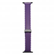 Ремешок - ApW37 Lace для Apple Watch 44 mm (фиолетовый) — 1