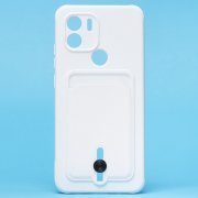 Чехол-накладка с картхолдером для Xiaomi Redmi A2 Plus (белая) — 1