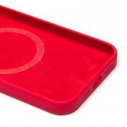 Чехол-накладка Silicone SafeMag с анимацией для Apple iPhone 12 Pro (красная) — 3