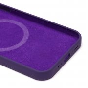 Чехол-накладка Silicone SafeMag с анимацией для Apple iPhone 12 Pro (аметист) — 3