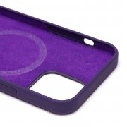 Чехол-накладка Silicone SafeMag с анимацией для Apple iPhone 12 Pro (аметист) — 2