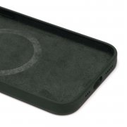 Чехол-накладка Silicone SafeMag с анимацией для Apple iPhone 12 Pro (кипрский зелёный) — 3