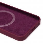 Чехол-накладка Silicone SafeMag с анимацией для Apple iPhone 12 Pro (сливовый) — 3