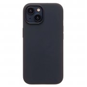 Чехол-накладка Silicone SafeMag с анимацией для Apple iPhone 15 (черная) — 1