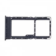 Контейнер SIM для Xiaomi Poco M6 4G (черный) — 2