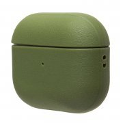Чехол для кейса AirPods (3-го поколения) экокожа (зеленый) — 3