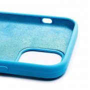 Чехол-накладка Soft Touch для Apple iPhone 12 Pro (светло-синяя) — 3