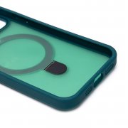 Чехол-накладка SafeMag для Apple iPhone 12 Pro (темно-зеленая) — 3