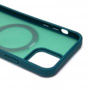 Чехол-накладка SafeMag для Apple iPhone 12 Pro (темно-зеленая) — 2
