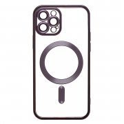 Чехол-накладка SafeMag для Apple iPhone 12 Pro (темно-фиолетовая) — 1