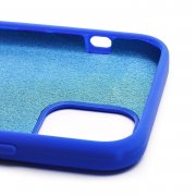 Чехол-накладка Soft Touch для Apple iPhone 12 Pro (синяя) — 3