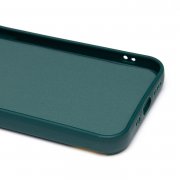 Чехол-накладка для Apple iPhone 12 Pro (медведь) (темно-зеленая) — 3