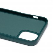 Чехол-накладка для Apple iPhone 12 Pro (медведь) (темно-зеленая) — 2