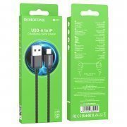 Кабель Borofone BX87 (USB - lightning) 100см (черный) — 2