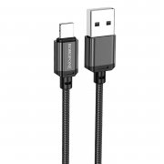 Кабель Borofone BX87 (USB - lightning) 100см (черный) — 1
