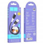 Кабель Hoco X82 (USB - lightning) 100см 2.4A (черный) — 2