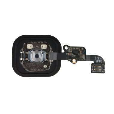 Шлейф для Apple iPhone 6 Plus на кнопку Home в сборе (черный) — 2