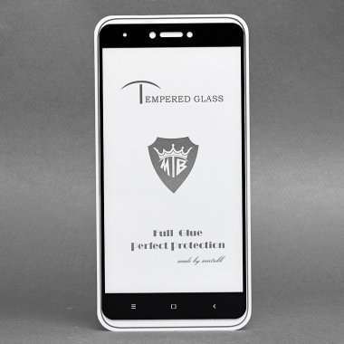 Защитное стекло для Xiaomi Redmi Note 4 Global Version (полное покрытие)(черное) &mdash; 1