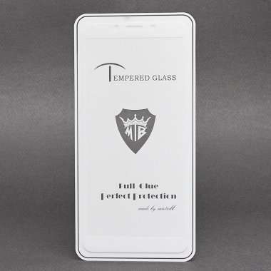 Защитное стекло для Xiaomi Redmi 6 (полное покрытие)(белое) &mdash; 1