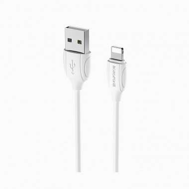 Кабель Borofone BX19 для Apple (USB - Lightning) белый &mdash; 1