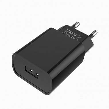 Сетевое зарядное устройство Borofone BA20A Sharp USB с кабелем Type-C (черное) — 6