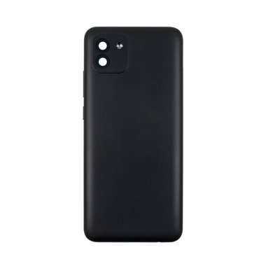 Задняя крышка для Samsung Galaxy A03 (A035F) (черная) &mdash; 1