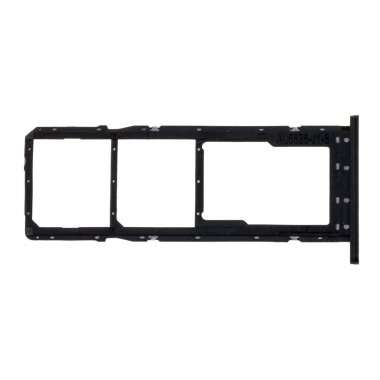 Контейнер SIM для Samsung Galaxy A03 (A035F) (черный) — 2
