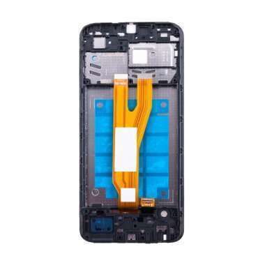 Дисплейный модуль с тачскрином для Samsung Galaxy A03 Core (A032F) (черный) (AA) — 3
