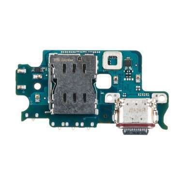 Шлейф для Samsung Galaxy S23 (S911B) плата на разъем зарядки/разъем SIM/микрофон &mdash; 2