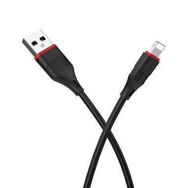 Кабель Borofone BX17 для Apple (USB - lightning) (черный) — 5