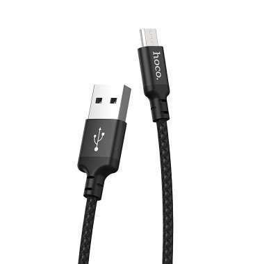 Кабель Hoco X14 (USB - micro USB) 200см (черный) — 6