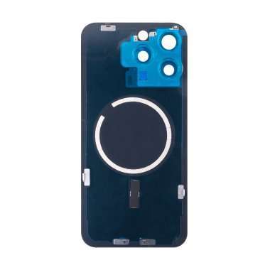 Задняя крышка для Apple iPhone 15 Pro Max (черная) Премиум &mdash; 1
