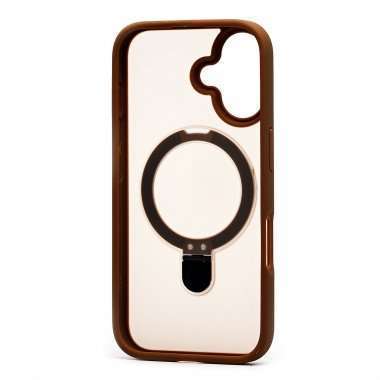 Чехол-накладка SafeMag для Apple iPhone 16 (золотистая) — 2