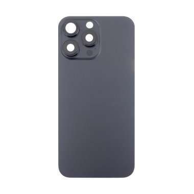 Задняя крышка для Apple iPhone 16 Pro Max (черная) премиум &mdash; 2