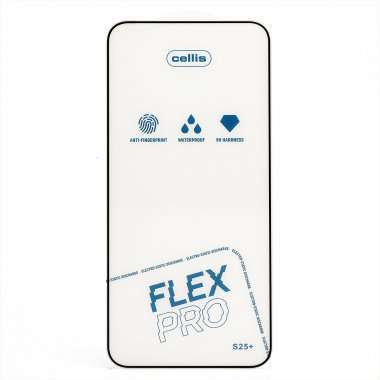 Защитное стекло Cellis 2D для Samsung Galaxy S25 Plus (S936B) (черное) — 1