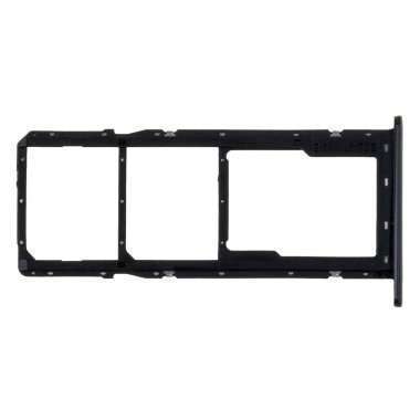 Контейнер SIM для Samsung Galaxy M11 (M115F) (черный) — 2