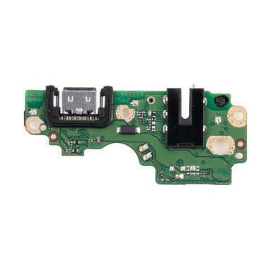 Шлейф для Infinix Hot 50 Pro плата на системный разъем/разъем гарнитуры/микрофон премиум — 1